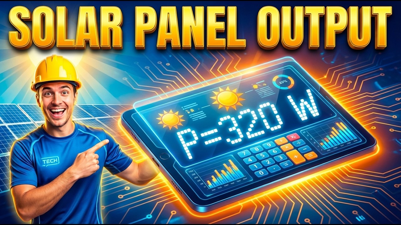 Solar Panel Output Calculator
