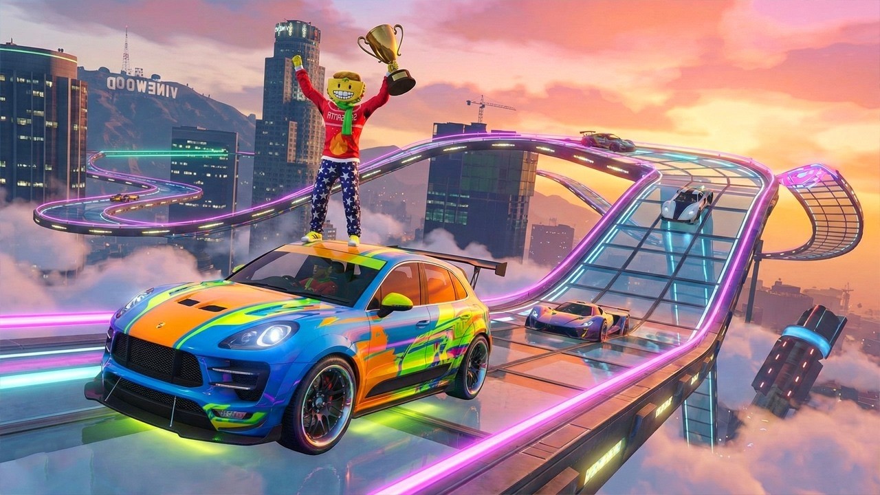 LA CARRERA MAS IMPRESIONANTE DE GTA 5 ONLINE