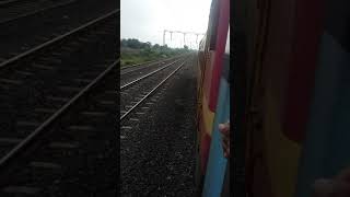 preview picture of video 'Garibrath express when crossing at kashti railway station'