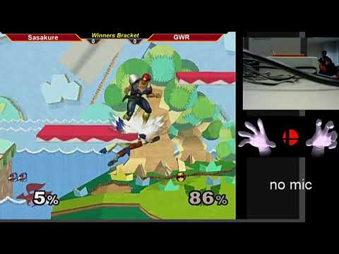 MasterHand 45 SSBM -Winners Bracket- Sasakure(Falco) vs. GWR(C.Falcon)