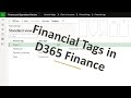 New feature - Financial Tags in Dynamics 365 F&SCM 10.0.32 - Oleksiy K
