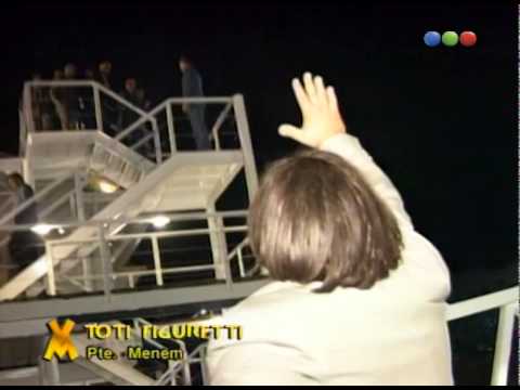 Toti es Figuretti con Carlos Menem - Videomatch 97
