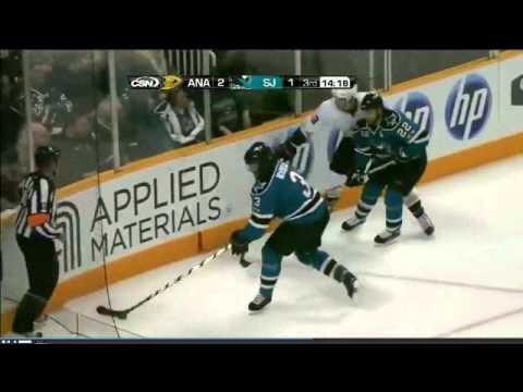 Todd Marchant Tries to Hit Douglas Murray