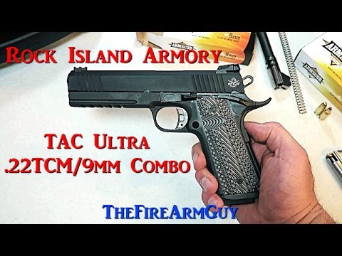 Rock Island Armory TAC Ultra .22 TCM/9mm Combo - TheFireArmGuy