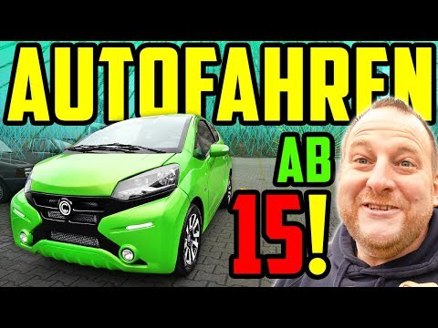 AUTOFAHREN ab 15! - GAMMA Fahrzeuge - Marco testet Leicht-Kraftfahrzeuge!