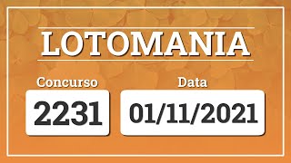 Capa de LOTOMANIA 2231