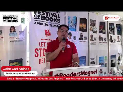 ReadersMagnet LIVE at the Los Angeles Times Festival of Books 2024 - Day 2