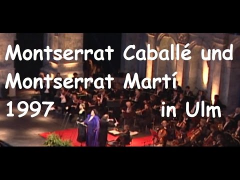 Montserrat Caballé  und Montserrat Martí in Ulm - 1997