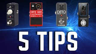 5 tips to help you choose your first LOOPER pedal (watch bef