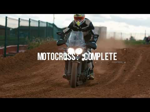 Martin Craven rides Triumph Tiger Explorer XCa challenging motocross track