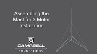 3 meter mast ground assembly