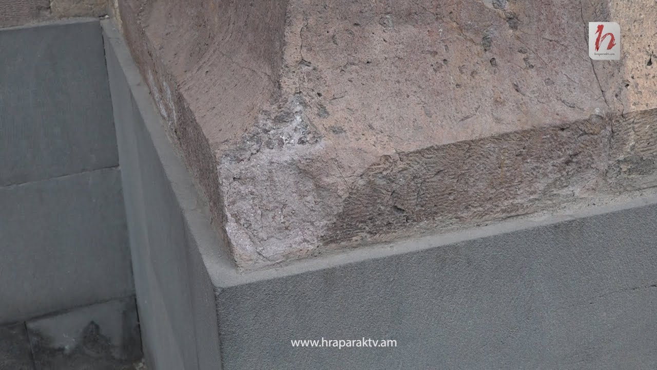 Հրապարակի շենքերի նոր անցքերը փակվել են, հները՝ մնացել