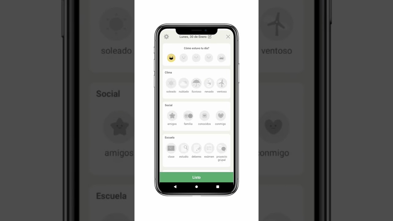 mood tracker app ~ 🍎