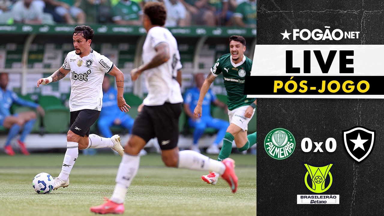 LIVE | Pós-jogo e repercussão do empate entre Botafogo e Palmeiras no Allianz pelo Brasileirão 2025