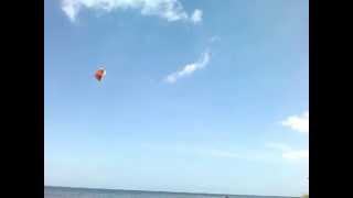 preview picture of video 'HQ Beamer V 4.0 my kite and me on Jurmala beach Latvia'