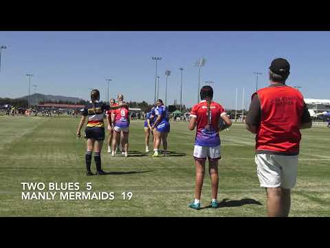 FULL GAME: Two Blues v Manly Mermaids | U15 Girls NSW  Rugby 7 State Champs 2025 | Rd 3