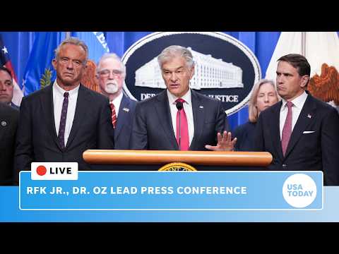 Live: RFK Jr., Dr. Oz lead press conference announcement on health care fraud