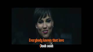 SOMEWHERE IN THE CITY #ALICIA KEYS #KARAOKE