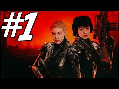 WOLFENSTEIN YOUNGBLOOD Walkthrough XBOX ONE X Gameplay Part 1 - INTRO! (WOLFENSTEIN 2019) + GIVEAWAY