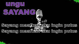 Download lagu UNGU SAYANG' KARAOKE; mp3 Download lagu UNGU SAYANG' KARAOKE; mp3