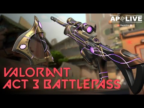 NEW Act 3 BATTLE PASS IS INSANE! - Valorant Skins Breakdown #valorant #valorantindia