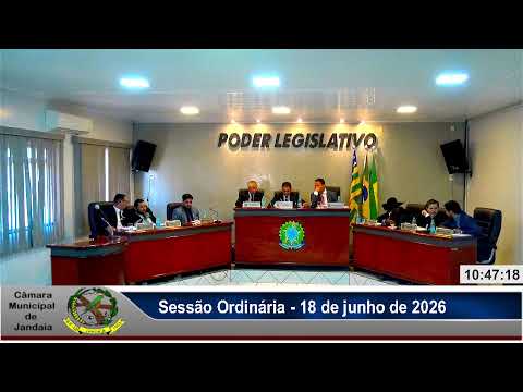 Sessão Legislativa Câmara Municipal de Jandaia - Goiás