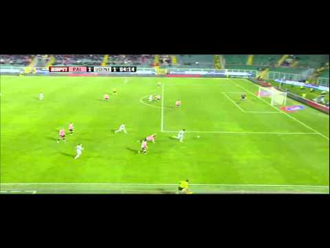 Torje, golul nr 2 in Italia, Palermo vs. Udinese 1-1, 24 mar 2012