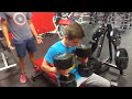 14 Year Old Dumbbell Presses 105Lbs Dumbbells *INSANE*