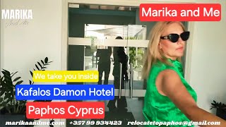 We visit the Kafalos Damon Hotel Paphos Cyprus
