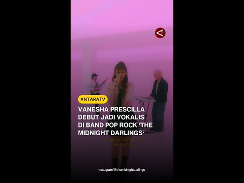 Vanesha Prescilla debut jadi vokalis di band pop rock 'The Midnight Darlings\