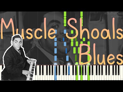 Thomas "Fats" Waller - Muscle Shoals Blues 1922 (Stride Blues Piano Synthesia)