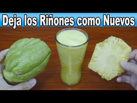 Mezcla Chayote con Piña y tus Riñones te lo agradecerán de por vida!