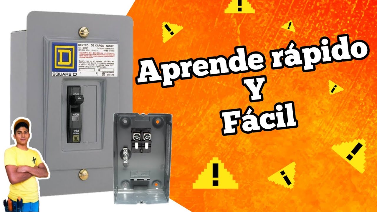 CONECTAR CENTRO DE CARGA A 110V 1 PASTILLA *Instalaciones eléctricas