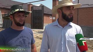 Продолжаются строительные работы в Илсхан-Юрте и Курчалое