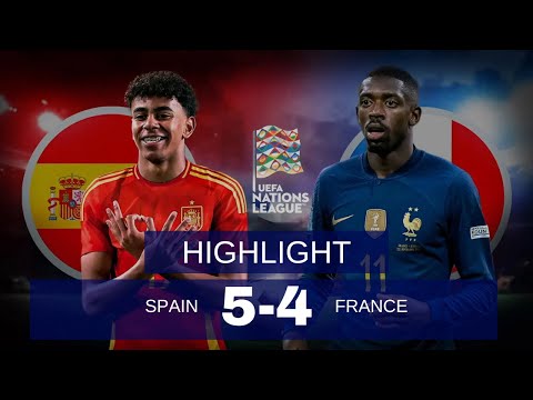 SPAIN 5–4 FRANCE | All Goals & Highlights | UEFA Nations League 2025 Semi‑Final Thriller