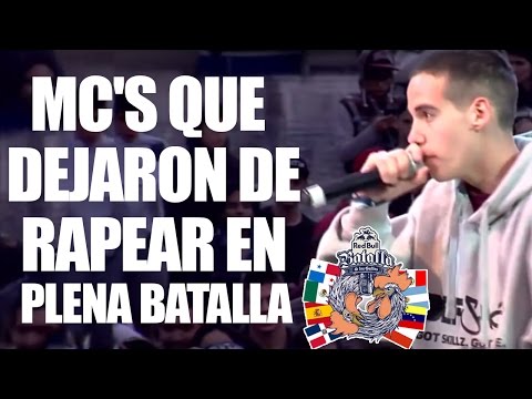 MC'S Que Dejaron De Rapear En Plena Batalla | Batalla De Gallos