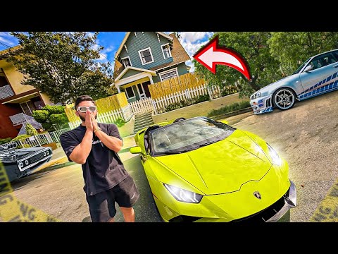 Fui de LAMBORGHINI na CASA do TORETTO, Velozes e Furiosos !
