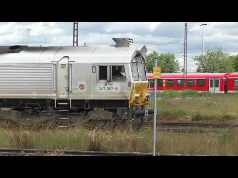 (HD) Trains at Mühldorf (Oberbay) with Euro Cargo Rail 247s - 23/6/15
