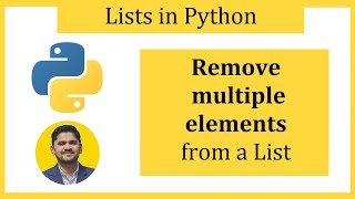 Remove multiple elements from a Python List