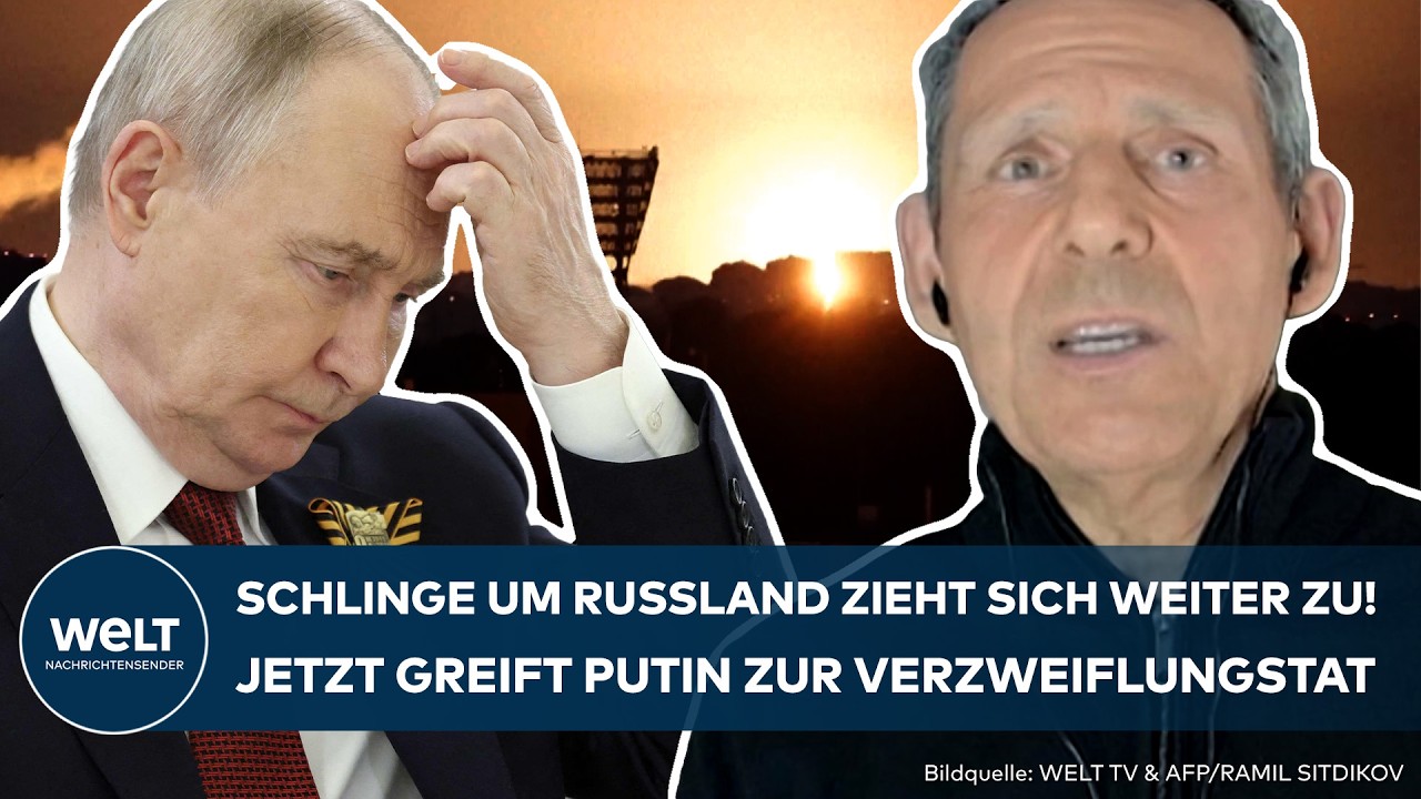 UKRAINE-KRIEG: Schlinge um Russen zieht sich weiter zu! Jetzt greift Putin zur Verzweiflungstat!