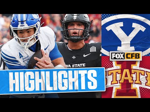 No. 11 BYU Cougars vs. Iowa State Cyclones Highlights | FOX College Football