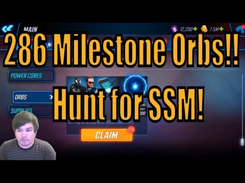 MASSIVE MILESTONE ORB OPENING! Hunt for Symbiote Spider-Man! Marvel Strike Force.