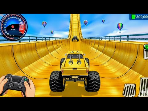 Monster Truck Mega Ramp Extreme Racing - Monster Truck Mega Ramp Racing - Android Gameplay