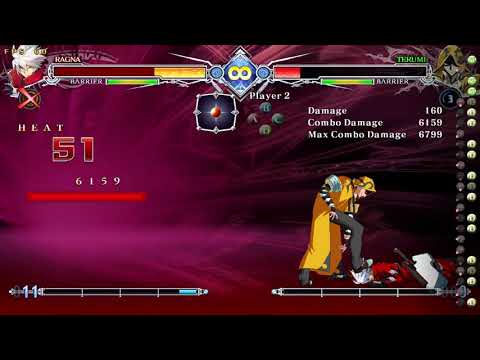 BBCF | 200 Heat Terumi Combo in Stylish Mode