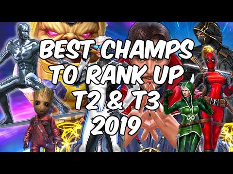 Best Champs to Rank Up to Tier 2 & Tier 3 - Marvel Future Fight