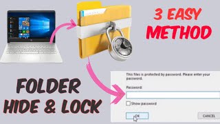 How to lock folder in Windows 11/10/8 | PC/Laptop me Folder Lock kaise karen [3 Easy method]