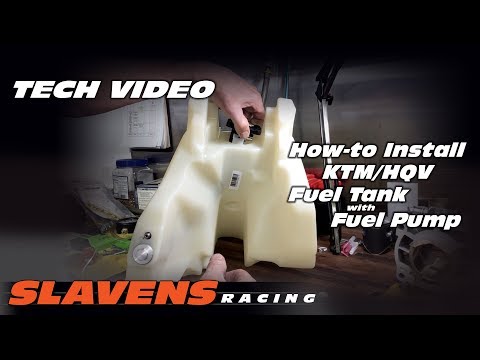 How-to Install KTM, HQV Fuel Tank with Fuel Pump