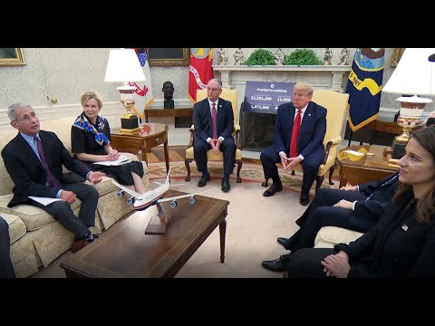 Trump,Fauci & team on 4/21/2020 talked to reporters about coronavirus