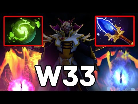 True Power Invoker w33 REFRESHER + AGHANIM'S SCEPTER