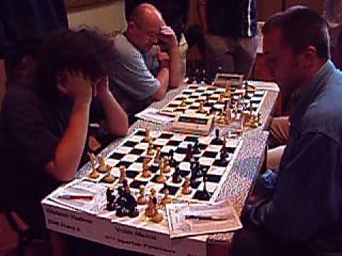 Open Klatovy 2005 - Vláďa za šachovnicí